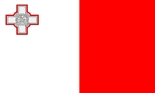 bandiera a due colori bande verticali bianco rosso e stemma a croce